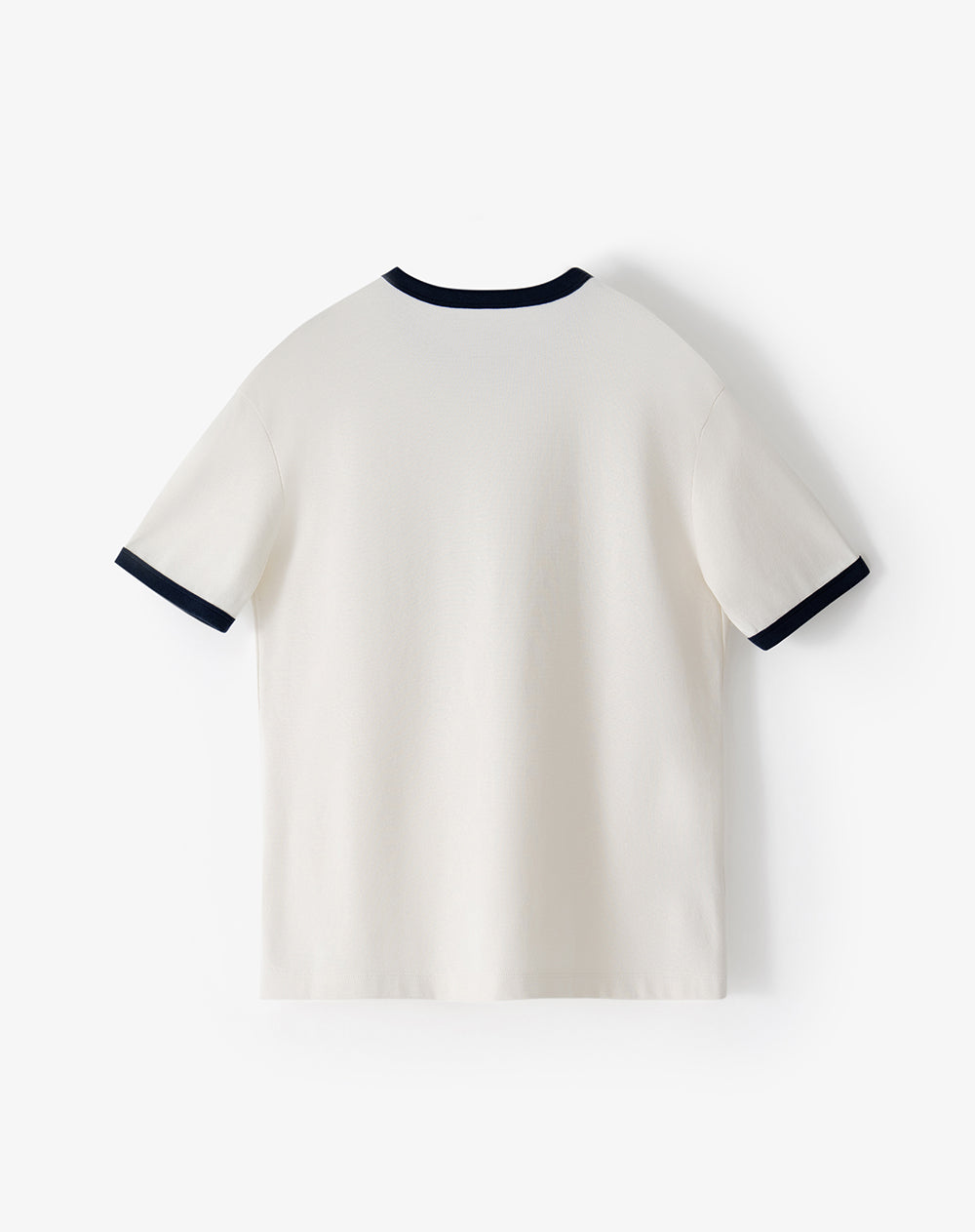 Camiseta regular fit manga corta vainilla