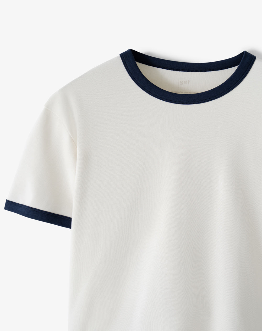 Camiseta regular vainilla hombre
