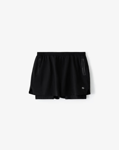 Pantaloneta deportiva negro hombre