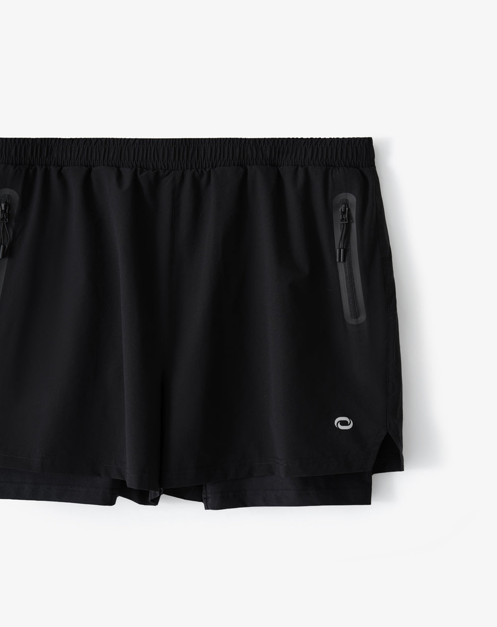 Pantaloneta deportiva negro hombre
