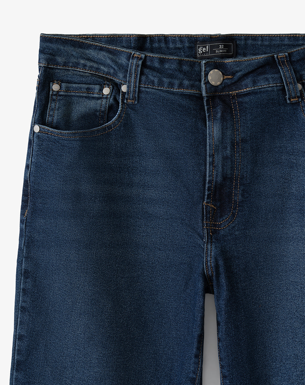Jean slim tiro medio indigo hombre