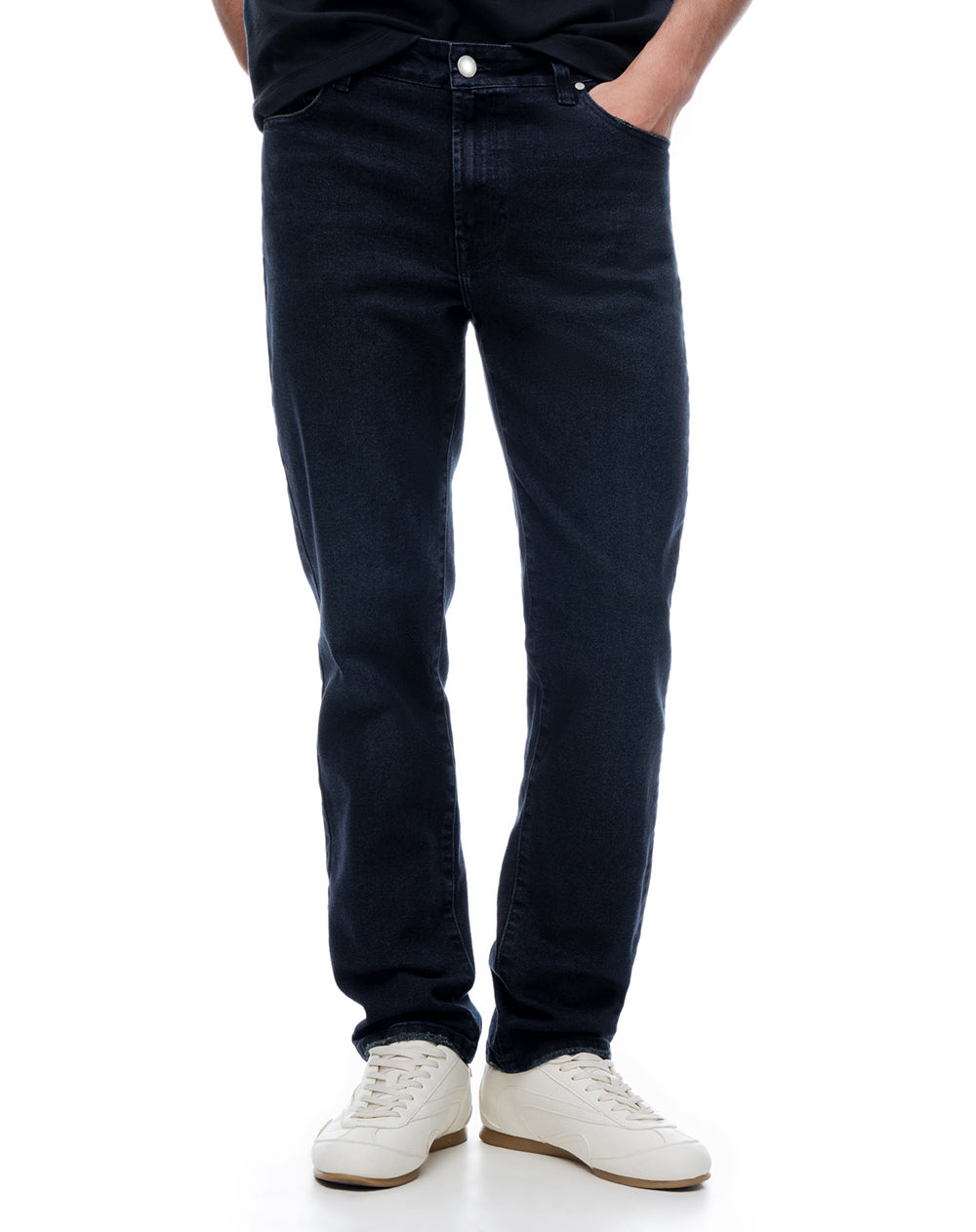 Jean slim tiro medio indigo oscuro hombre