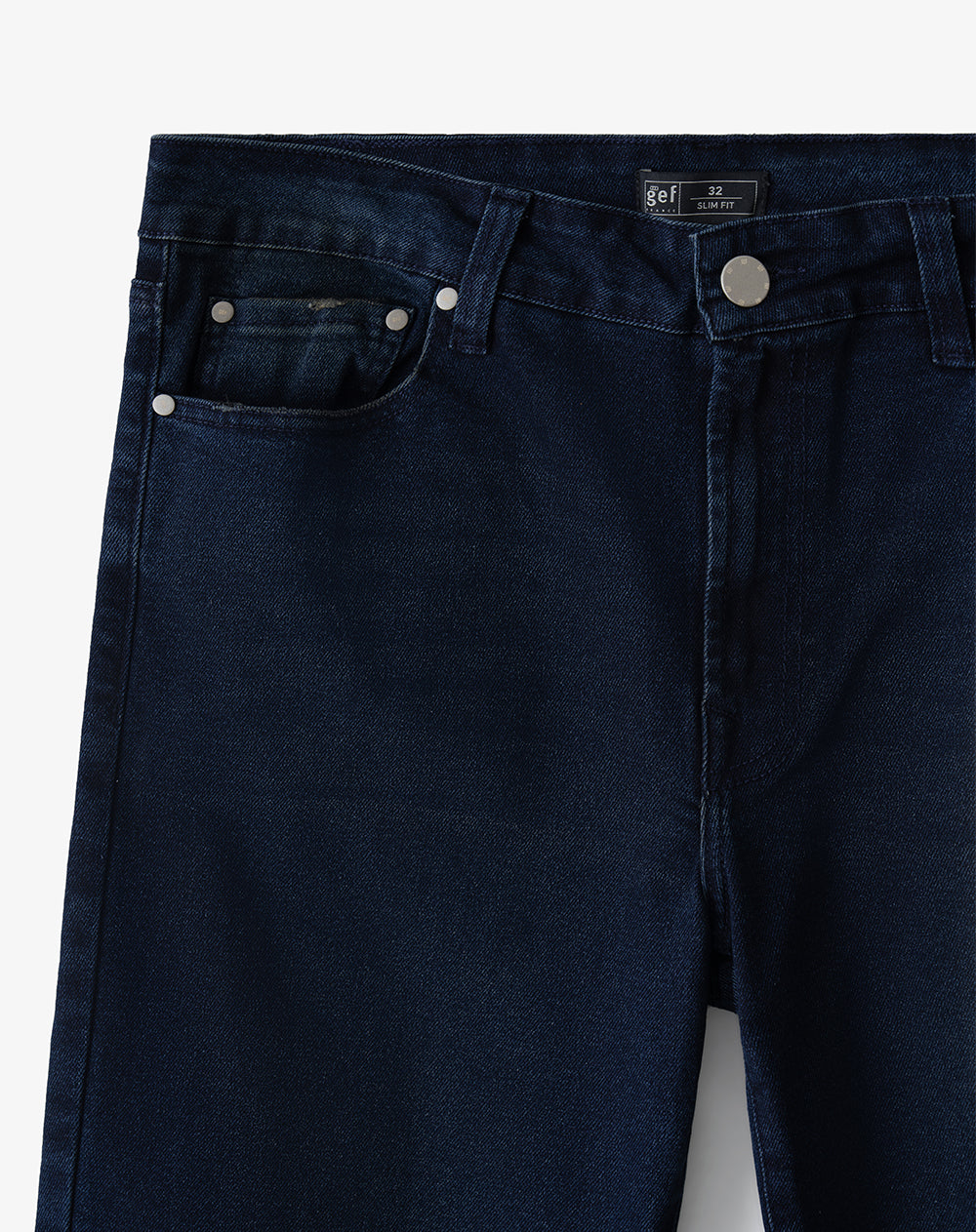 Jean slim tiro medio indigo oscuro hombre