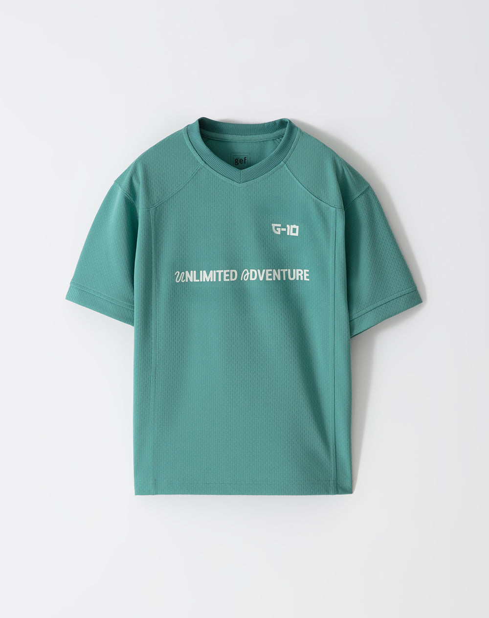 Camiseta regular fit manga corta azul