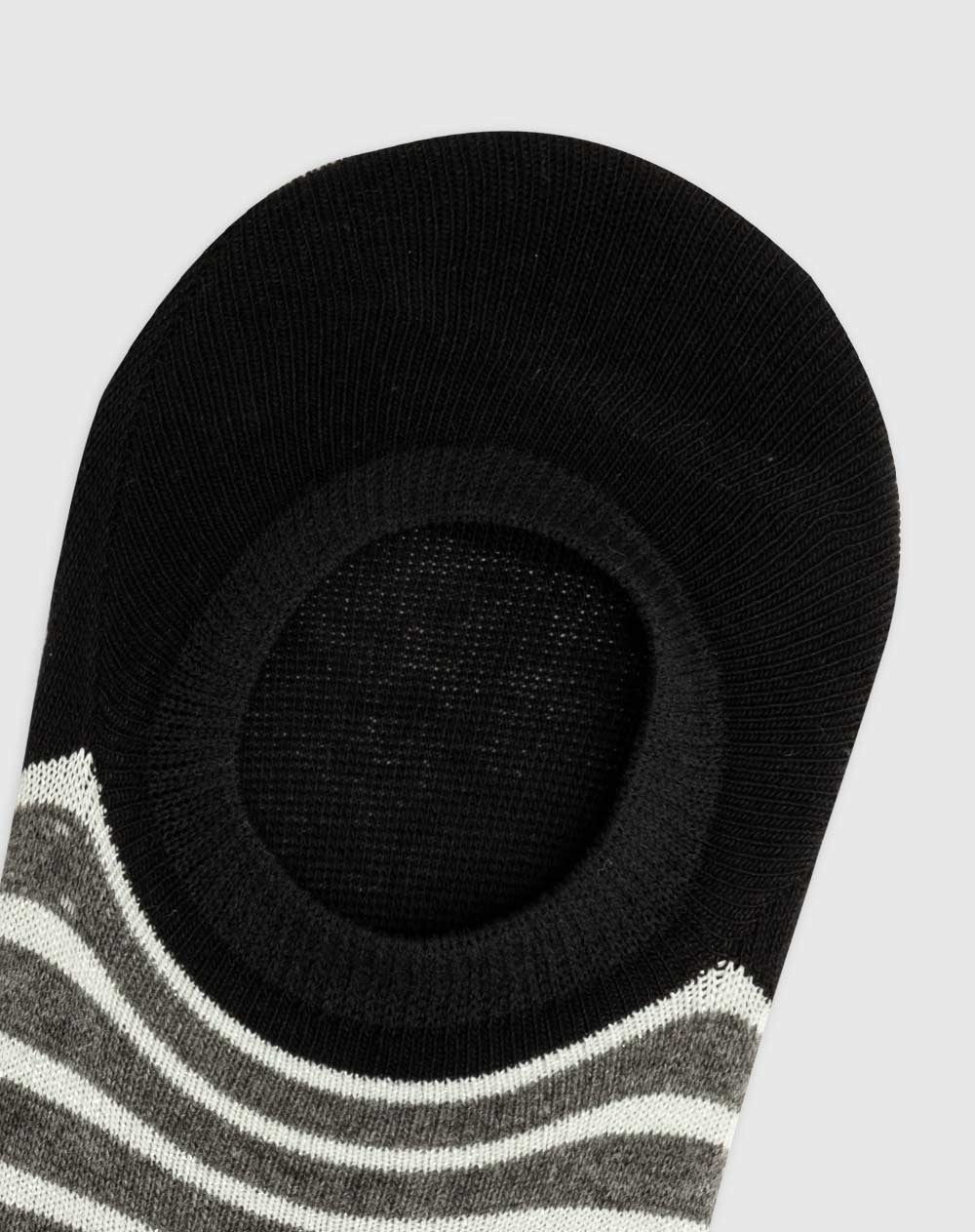 Medias para mujer tobilleras cortas algodón negras