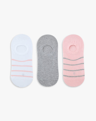 3 pares de medias baletas surtido