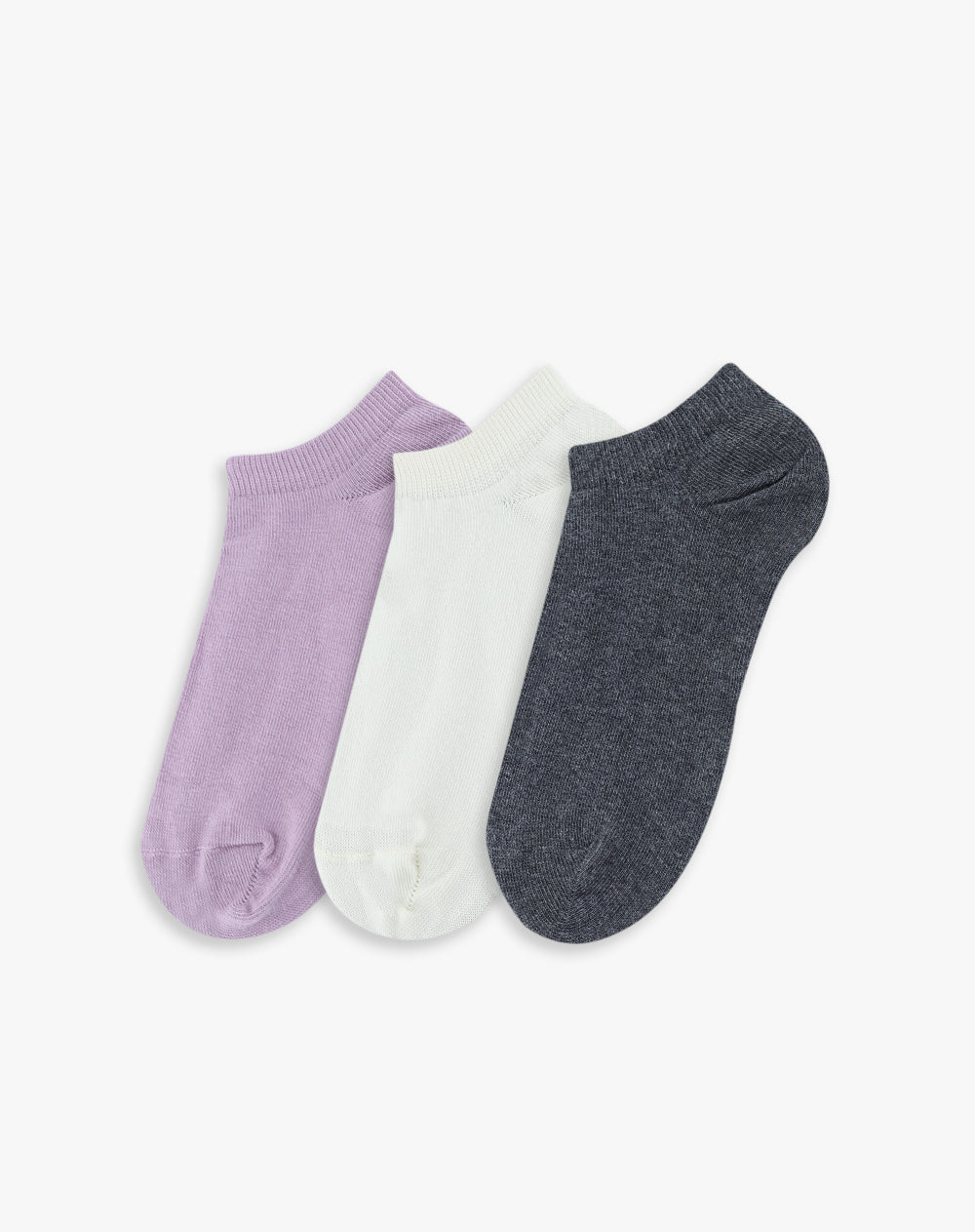 3 pares de medias tobilleras surtido