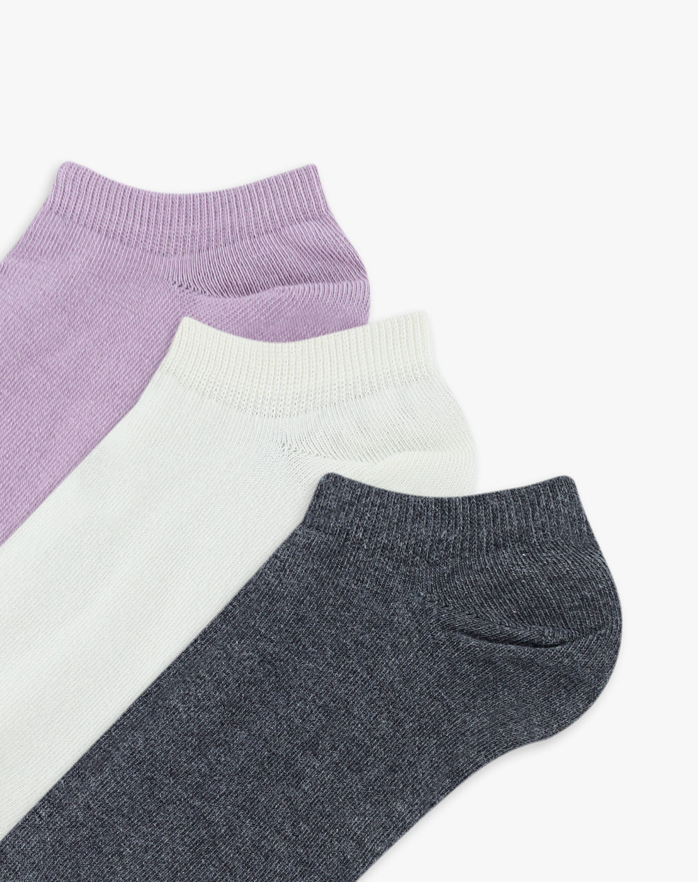 3 pares de medias tobilleras surtido