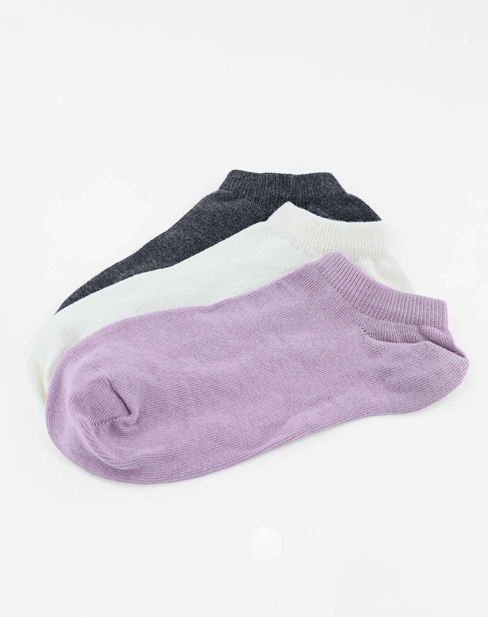 3 pares de medias tobilleras surtido