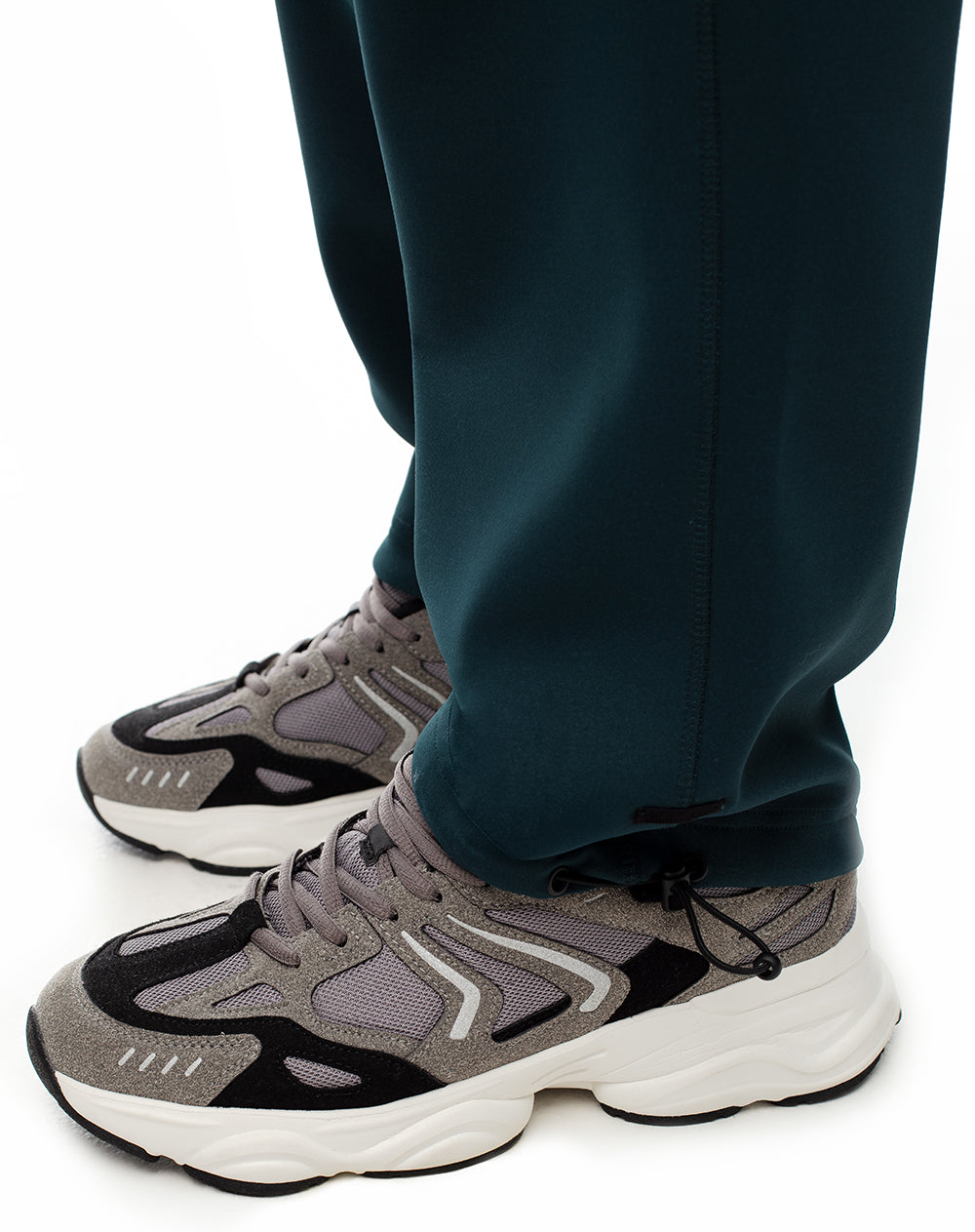 Pantalón relax secado rápido azul hombre