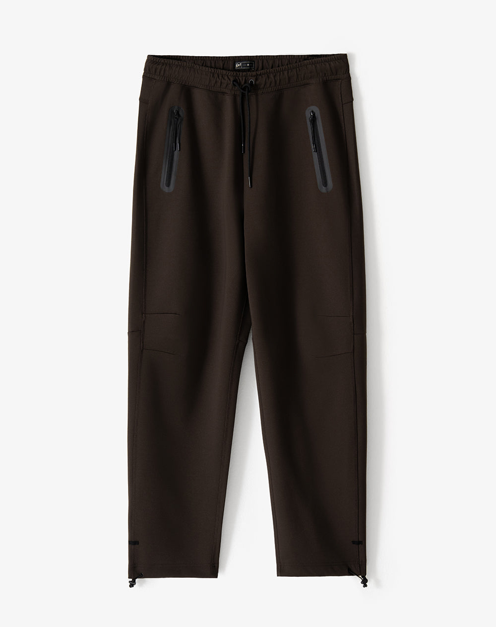 Pantalón relax secado rápido chocolate hombre
