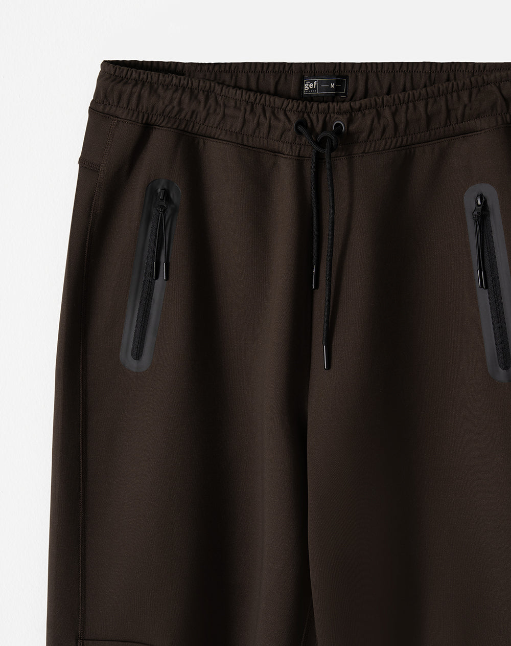 Pantalón relax secado rápido chocolate hombre