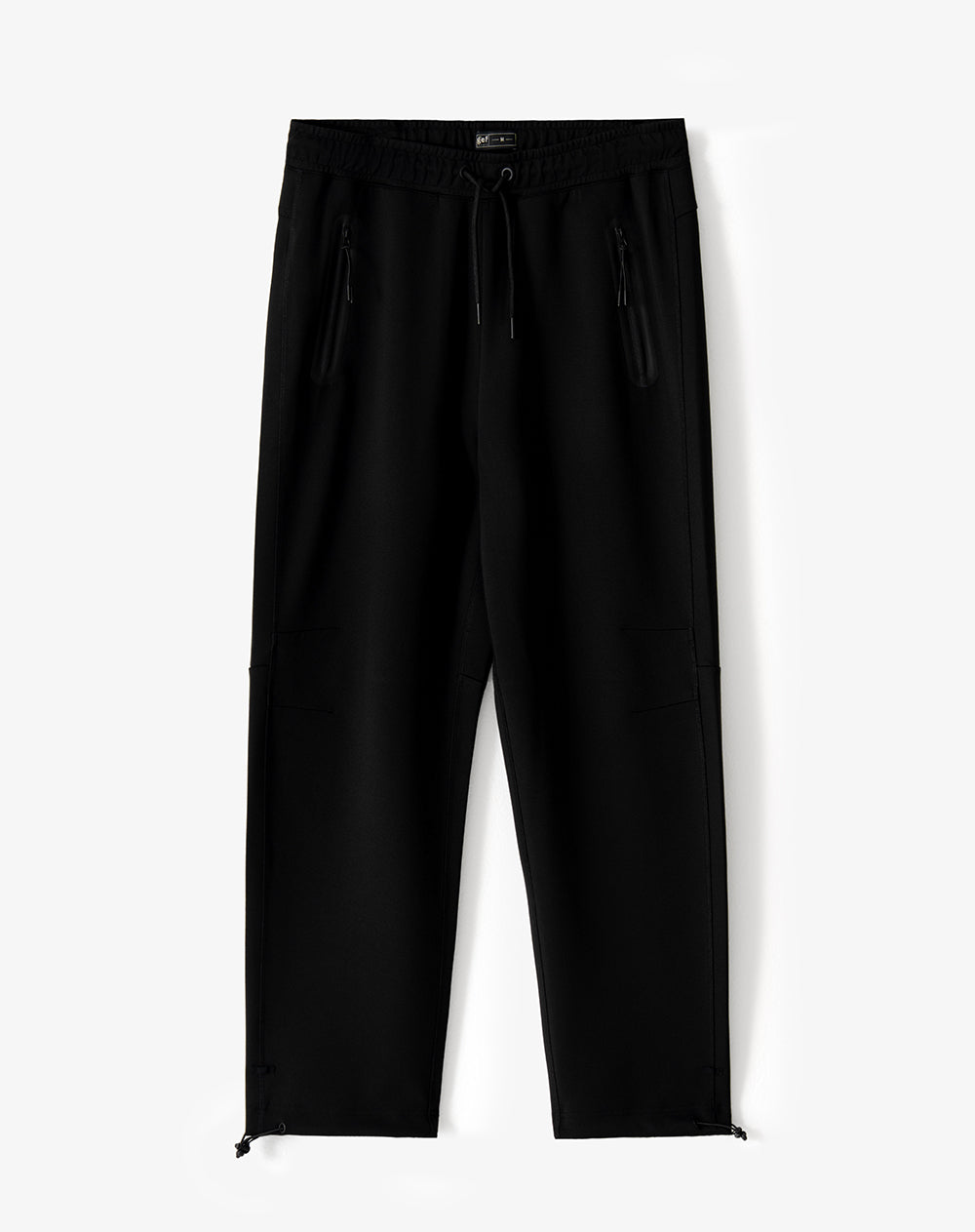 Pantalón relax secado rápido negro hombre