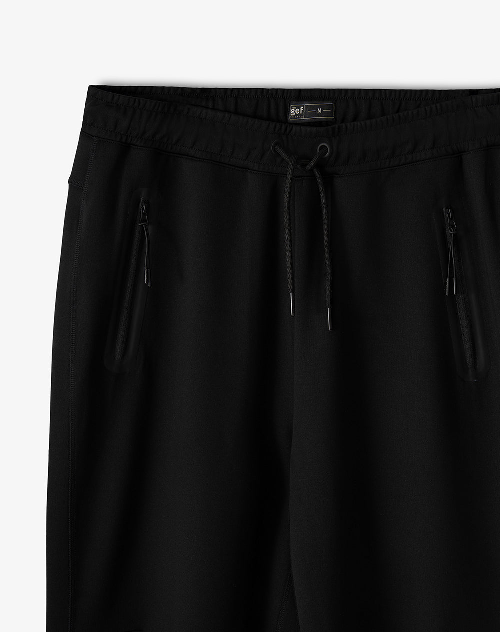 Pantalón relax secado rápido negro hombre