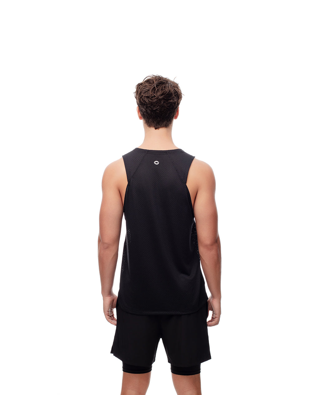 Camiseta regular fit negra