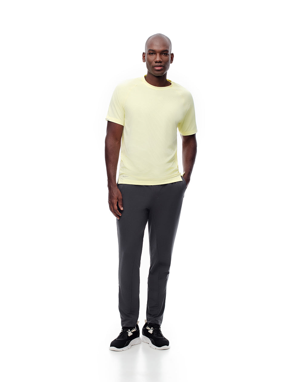 Camiseta regular fit manga corta amarilla
