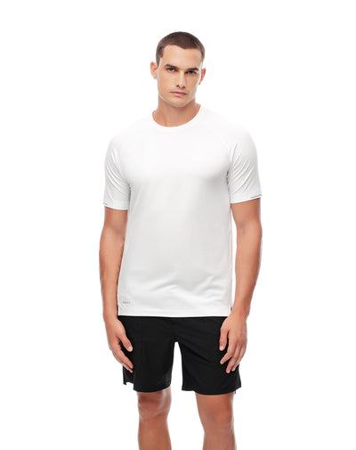Camiseta regular fit manga corta blanca