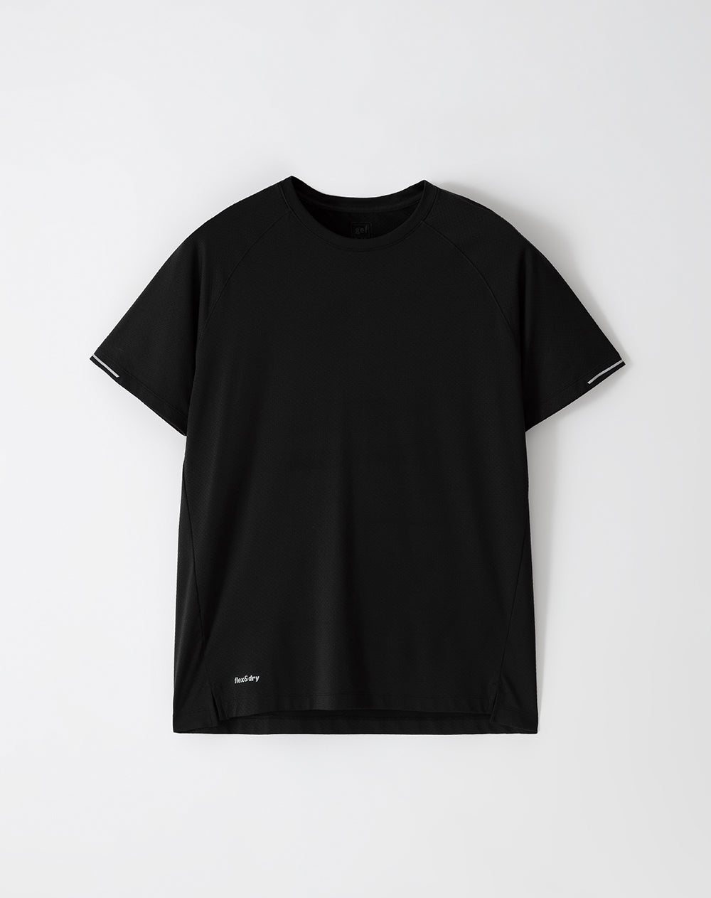 Camiseta deportiva control humedad negra hombre