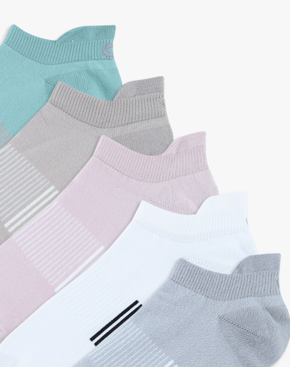 5 pares de medias tobilleras surtido