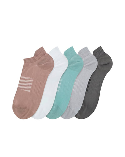 5 pares de medias tobilleras surtido mujer