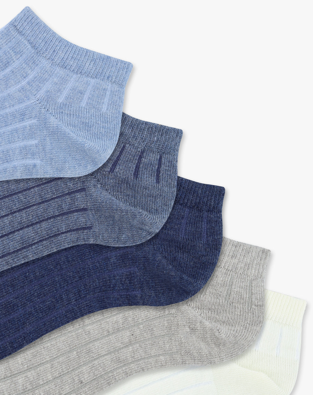 5 pares de medias tobilleras surtido