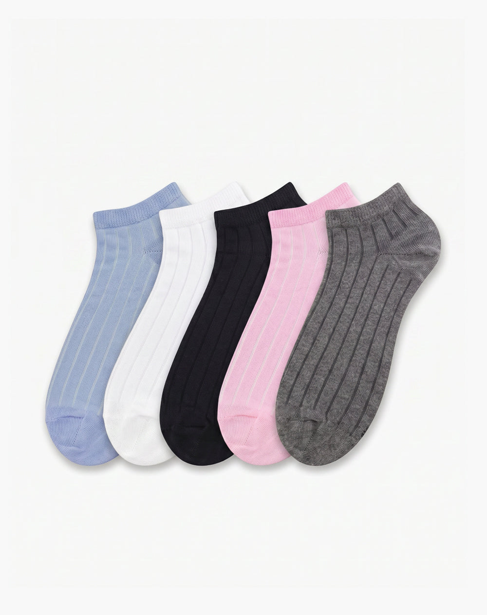 5 pares de medias tobilleras surtido mujer