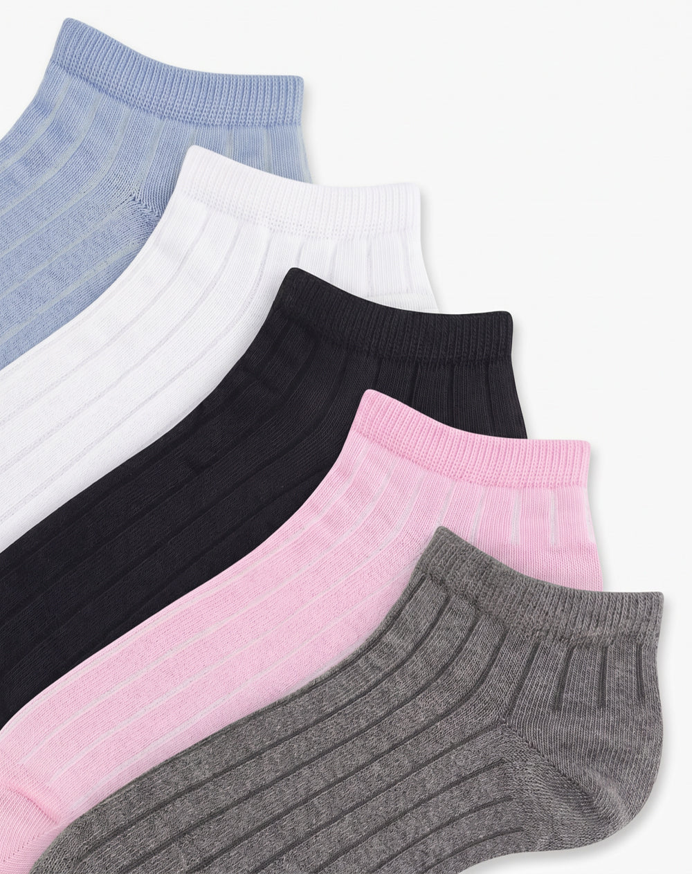 5 pares de medias tobilleras surtido mujer