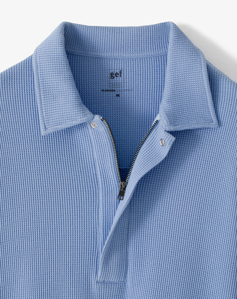 Polo oversized fit azul