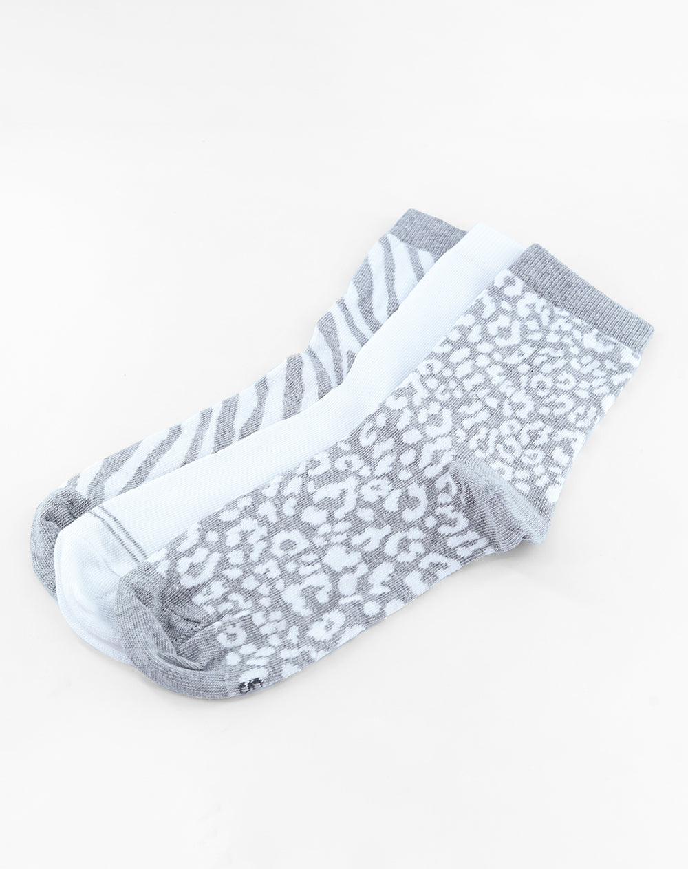 Medias mujer largas pack x3 surtido