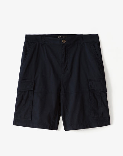 Bermuda tipo cargo azul hombre