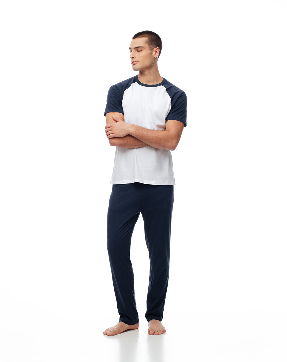 Camiseta + pantalón de pijama algodón