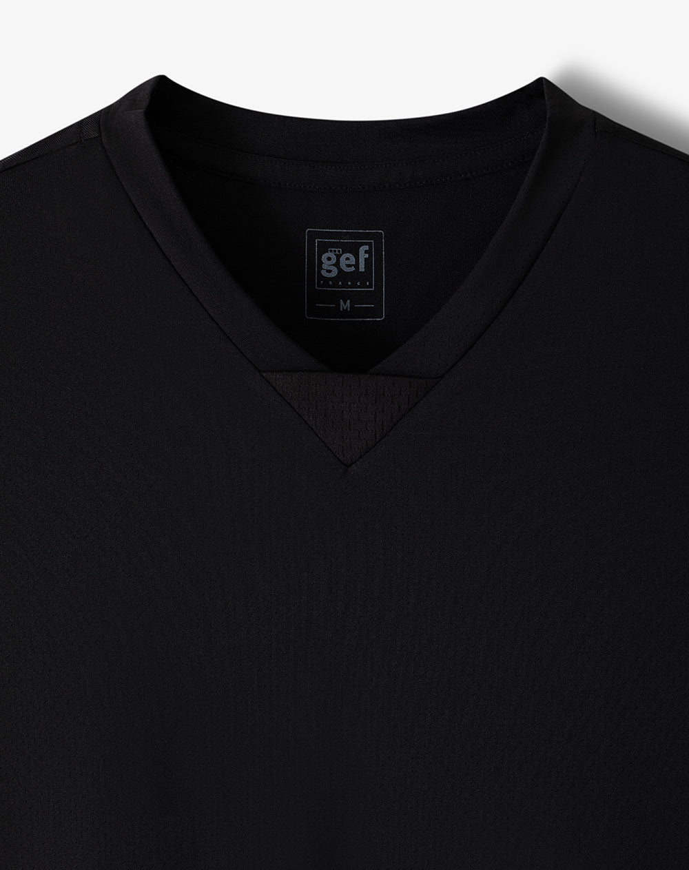 Camiseta deportiva control de humedad negra hombre