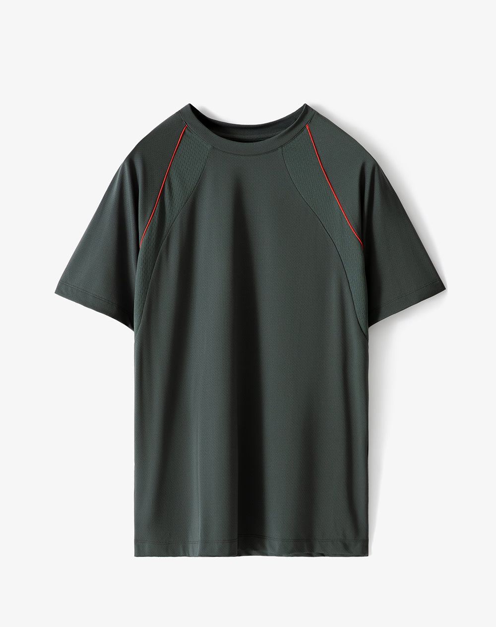 Camiseta deportiva control humedad verde hombre