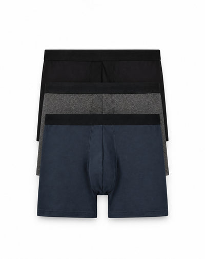 Bóxer medio x3unds surtido hombre