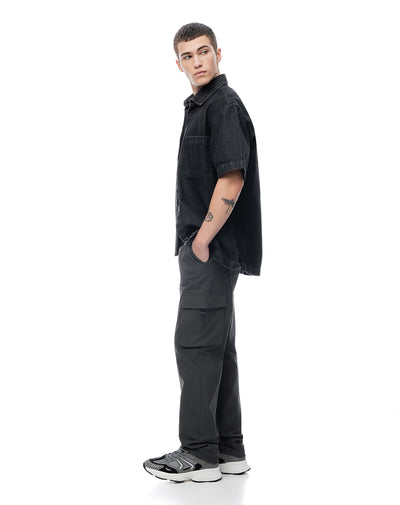 Pantalón cargo regular liviano gris hombre
