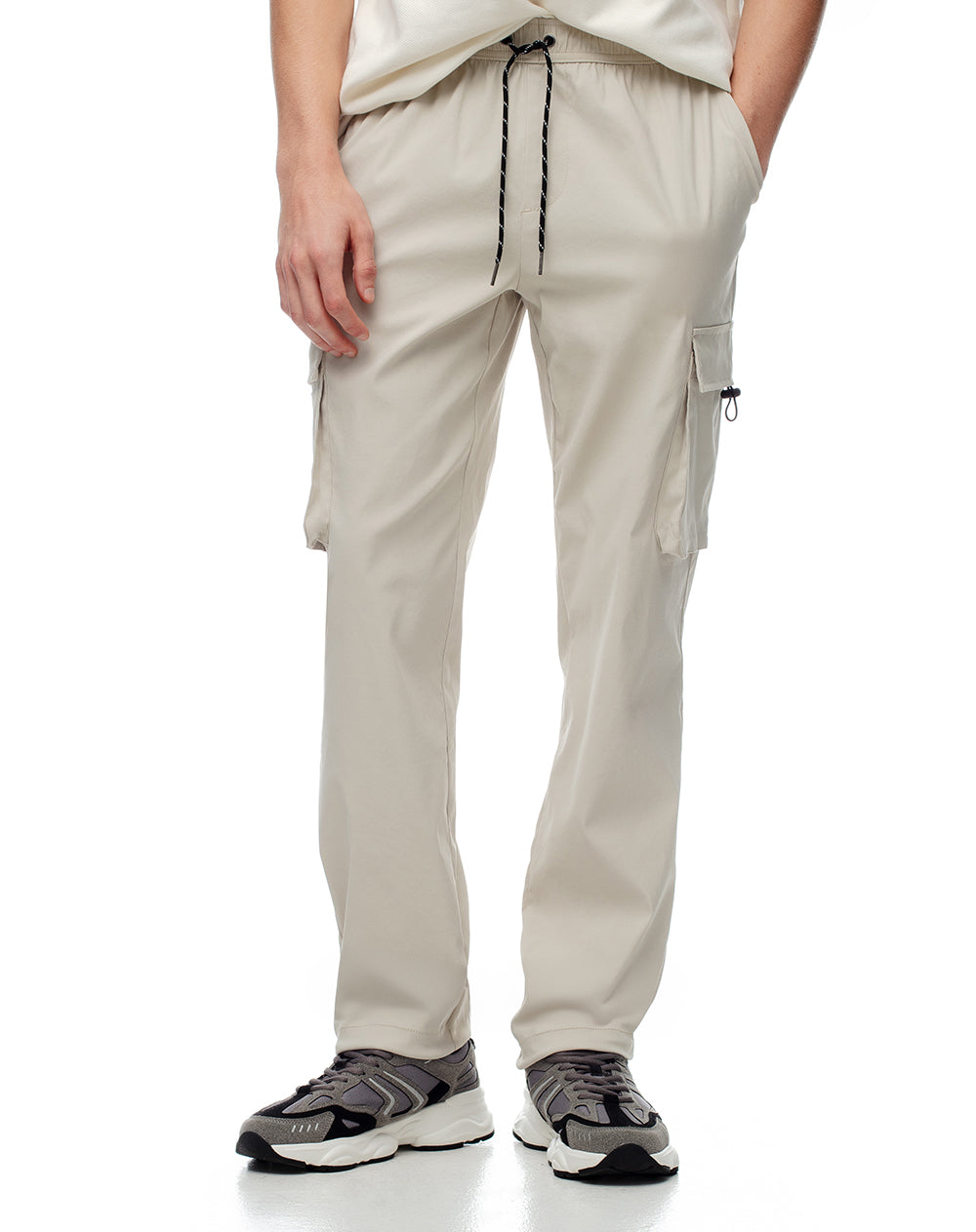 Pantalón cargo regular liviano habano hombre