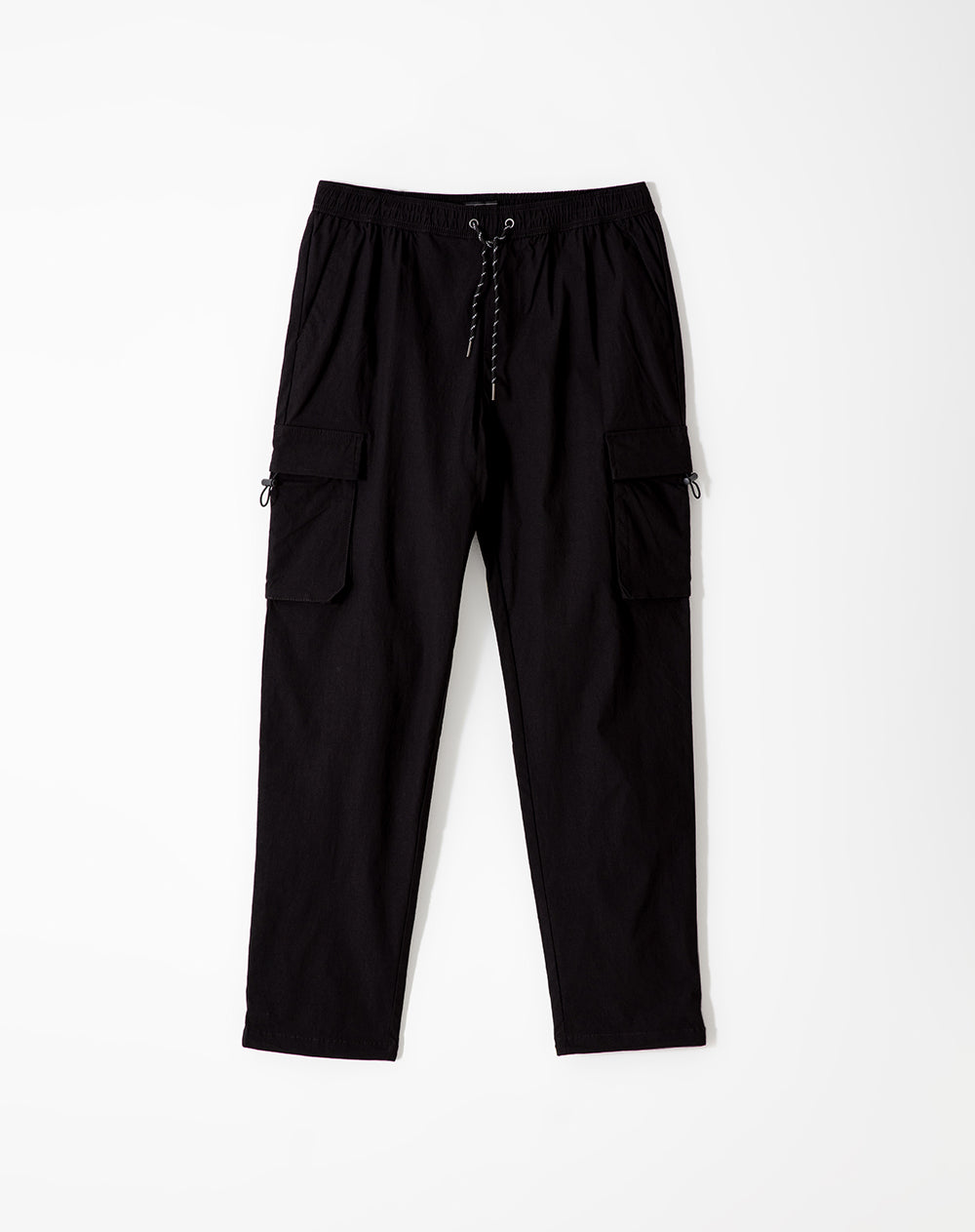 Pantalón cargo regular liviano negro hombre