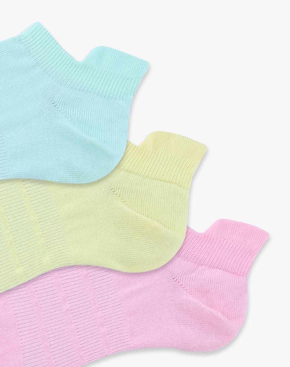 3 pares de medias tobilleras surtido