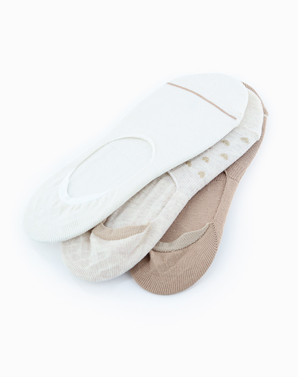 Medias mujer baleta pack x3 surtido