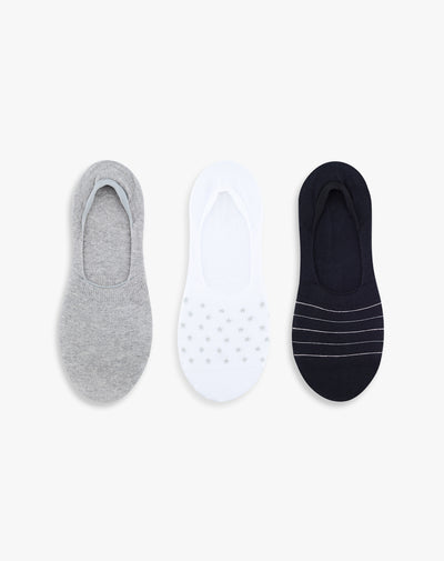 3 pares de medias baletas surtido