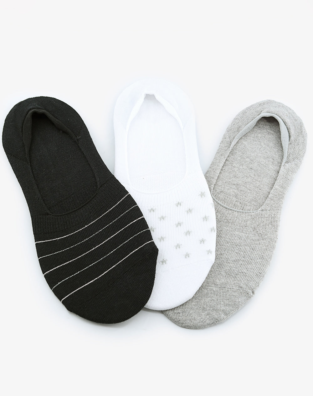 3 pares de medias baletas surtido