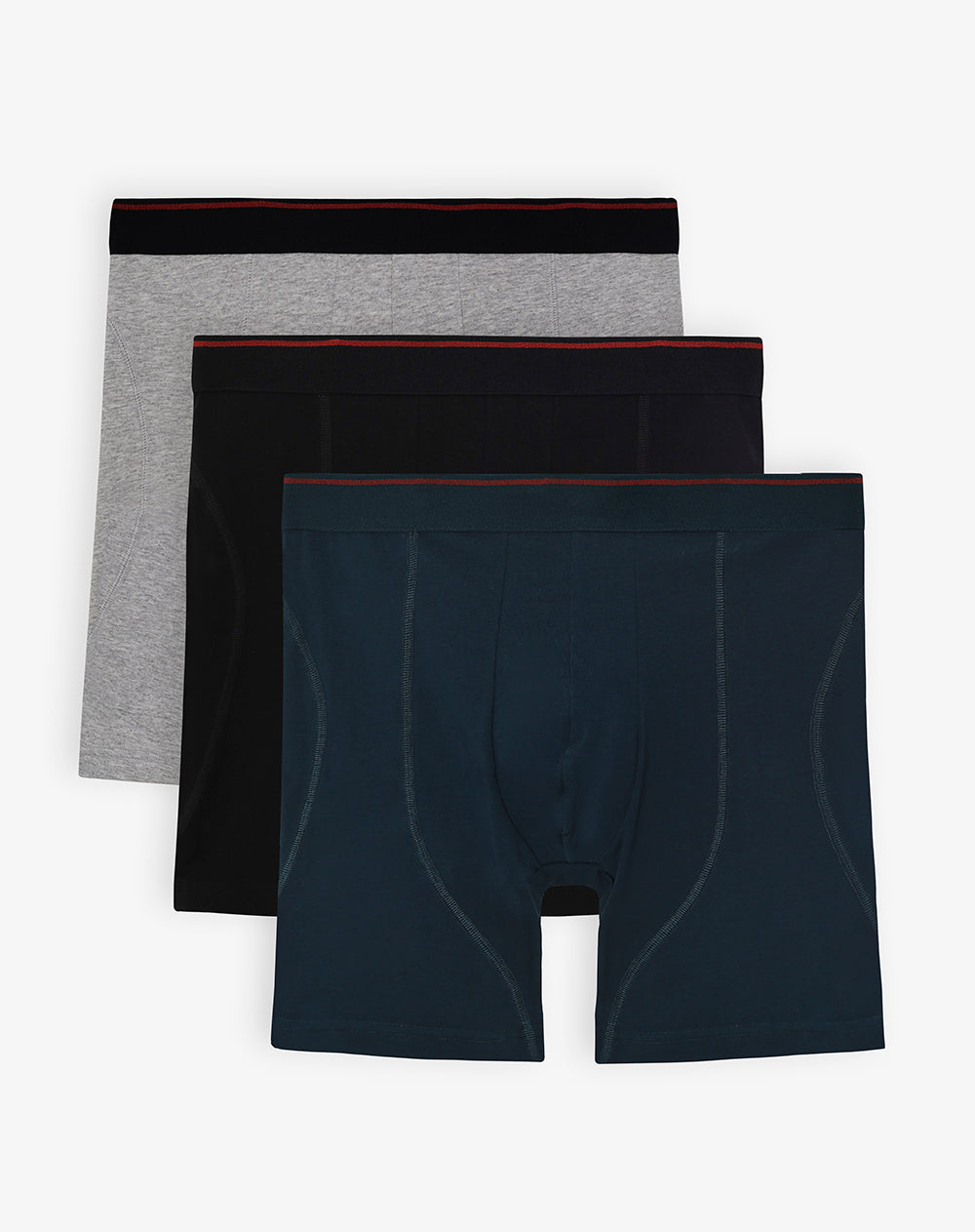 Bóxer largo algodón jersey x3unds surtido hombre