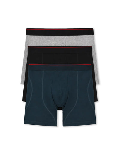 Bóxer largo algodón jersey x3unds surtido hombre