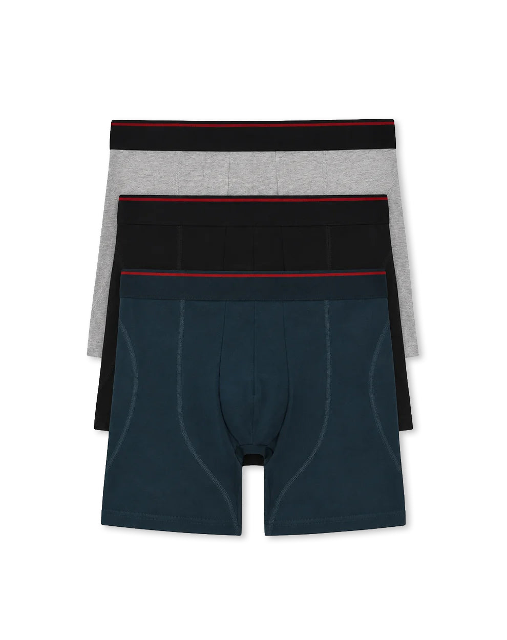 Bóxer largo algodón jersey x3unds surtido hombre