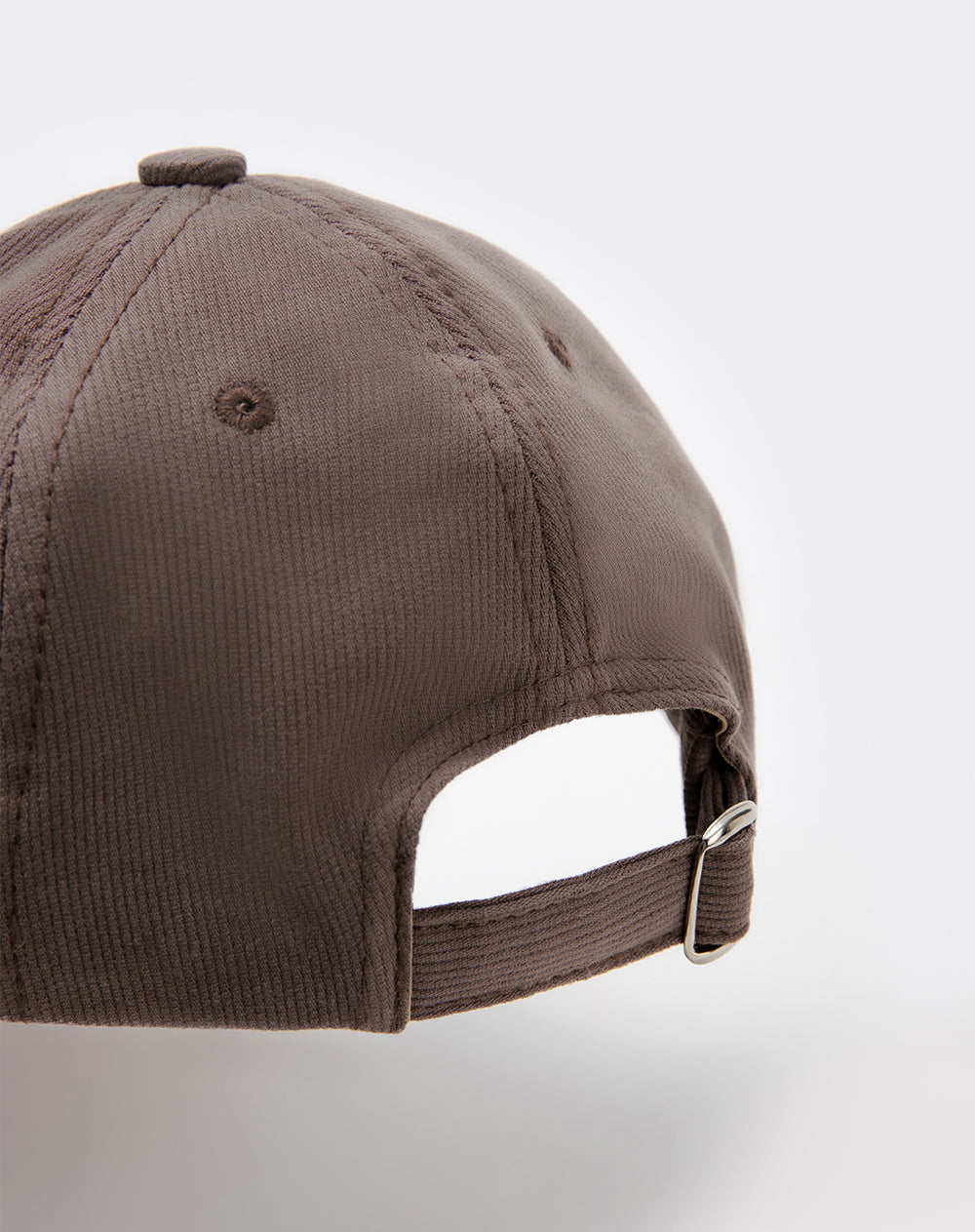 Gorra bordada café unisex