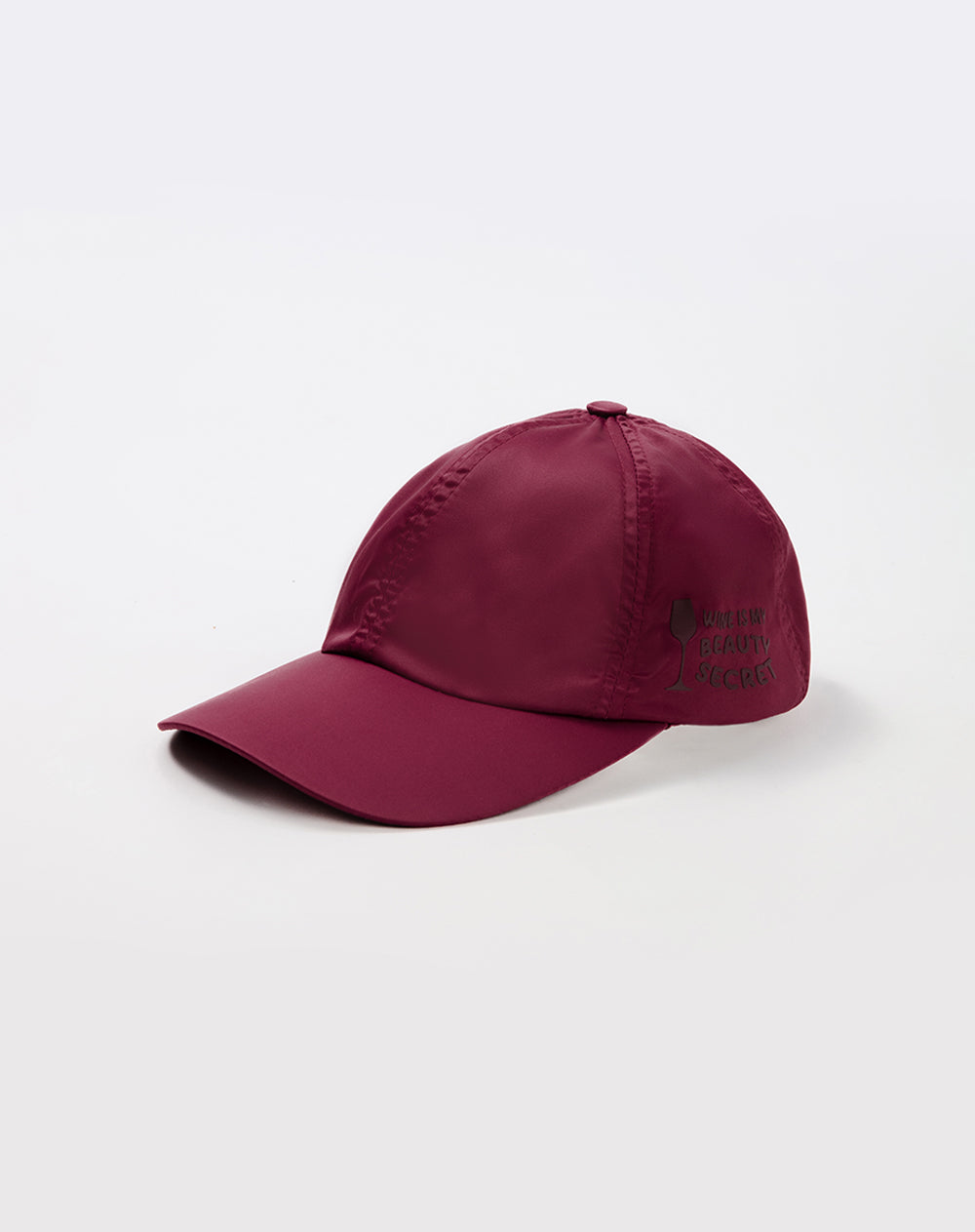 Gorra estampada vinotinto unisex
