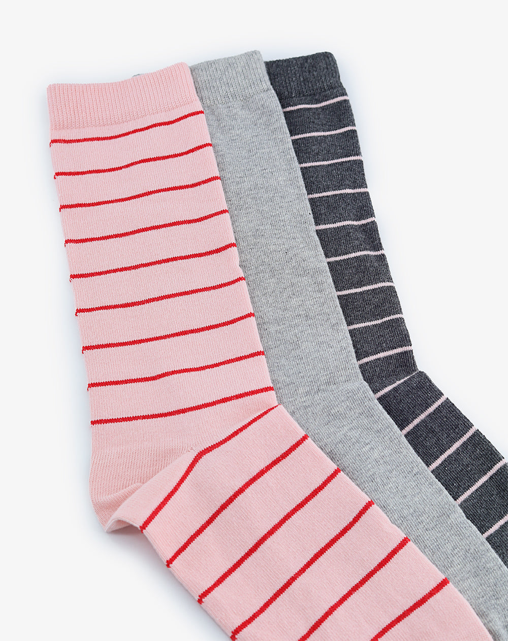 3 pares de medias largas surtido