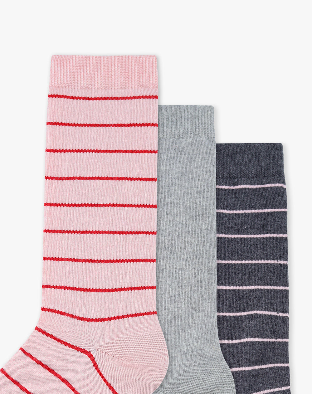 3 pares de medias largas surtido