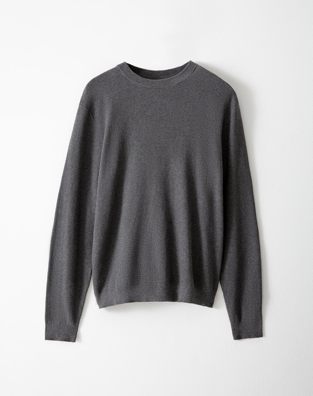 Buzo regular fit gris jaspe