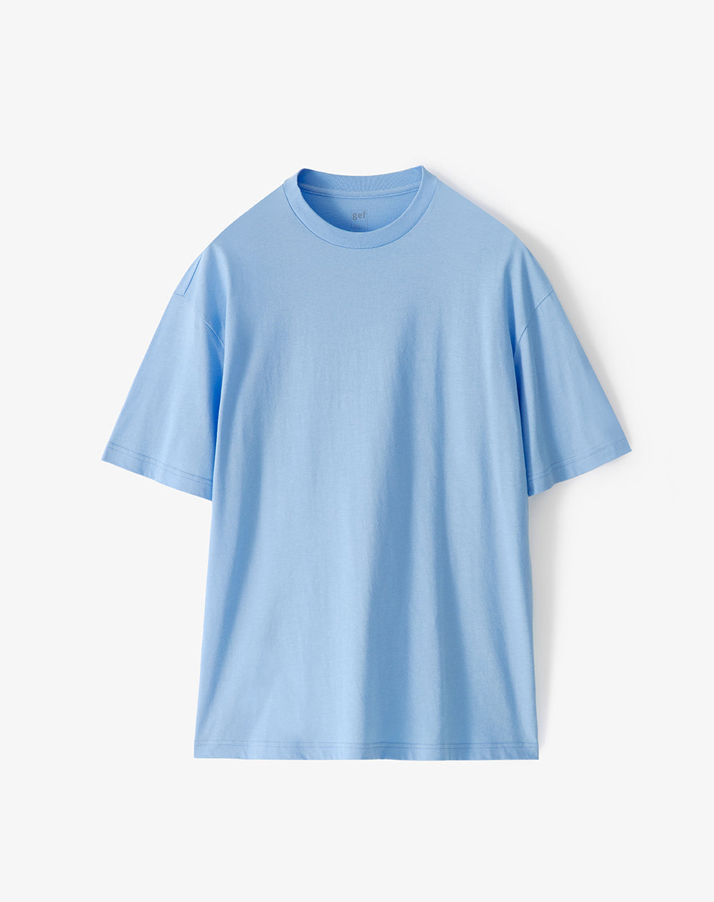 Camiseta relax algodón negra hombre
